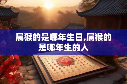 属猴的是哪年生日,属猴的是哪年生的人 属猴的是哪年生日,属猴的是哪年生的人
