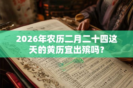 2026年农历二月二十四这天的黄历宜出殡吗？
