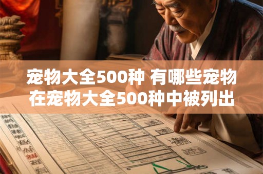 宠物大全500种 有哪些宠物在宠物大全500种中被列出