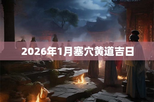 2026年1月塞穴黄道吉日 2026年1月塞穴黄道吉日
