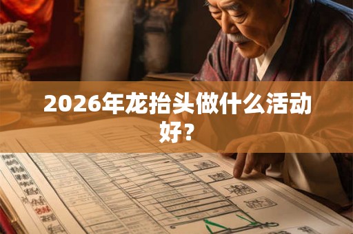2026年龙抬头做什么活动好？