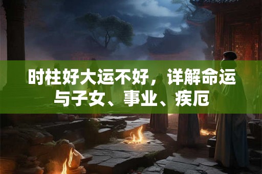 时柱好大运不好，详解命运与子女、事业、疾厄