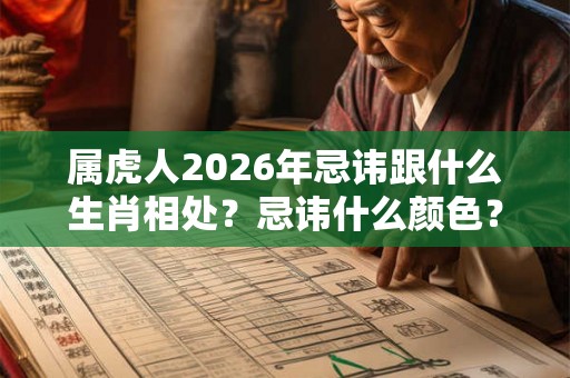 属虎人2026年忌讳跟什么生肖相处？忌讳什么颜色？