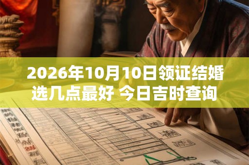 2026年10月10日领证结婚选几点最好 今日吉时查询 2026年10月10日领证结婚选几点最好 今日吉时查询