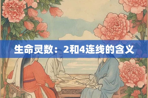 生命灵数：2和4连线的含义