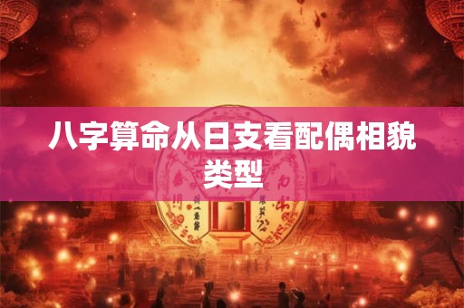 八字算命从日支看配偶相貌类型