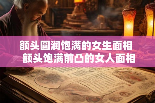 额头圆润饱满的女生面相  额头饱满前凸的女人面相