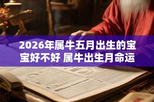 2026年属牛五月出生的宝宝好不好 属牛出生月命运