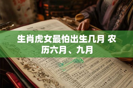 生肖虎女最怕出生几月 农历六月、九月