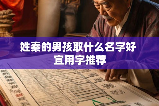 姓秦的男孩取什么名字好 宜用字推荐 姓秦的男孩取什么名字好 宜用字推荐