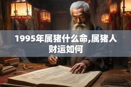 1995年属猪什么命,属猪人财运如何 1995年属猪什么命,属猪人财运如何