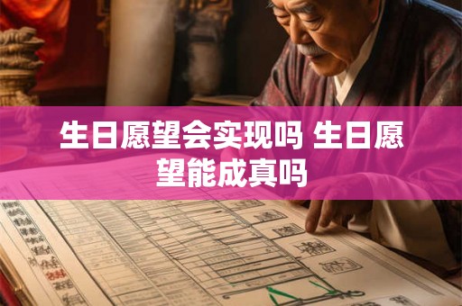 生日愿望会实现吗 生日愿望能成真吗 生日愿望会实现吗 生日愿望能成真吗