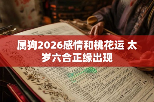 属狗2026感情和桃花运 太岁六合正缘出现