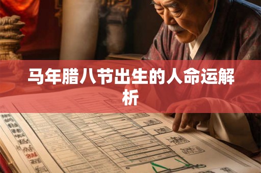 马年腊八节出生的人命运解析