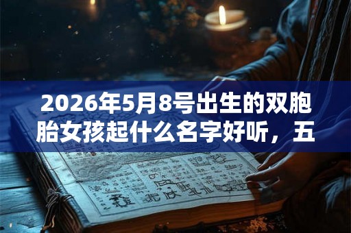 2026年5月8号出生的双胞胎女孩起什么名字好听，五行属什么？