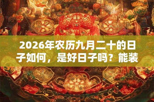 2026年农历九月二十的日子如何，是好日子吗？能装修动土吗？