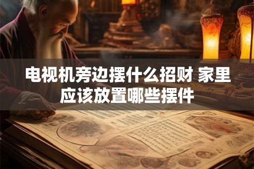 电视机旁边摆什么招财 家里应该放置哪些摆件