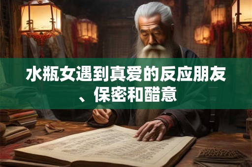 水瓶女遇到真爱的反应朋友、保密和醋意 水瓶女遇到真爱的反应朋友、保密和醋意