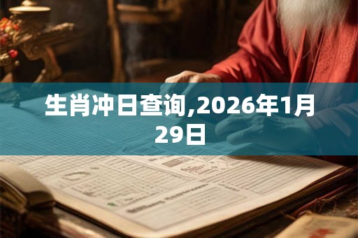 生肖冲日查询,2026年1月29日 生肖冲日查询,2026年1月29日