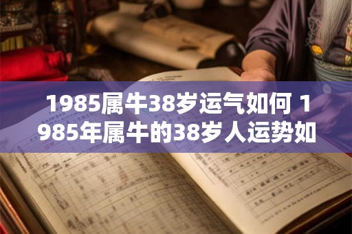 1985属牛38岁运气如何 1985年属牛的38岁人运势如何