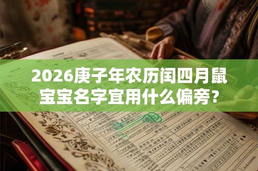 2026庚子年农历闰四月鼠宝宝名字宜用什么偏旁？