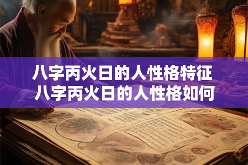 八字丙火日的人性格特征 八字丙火日的人性格如何