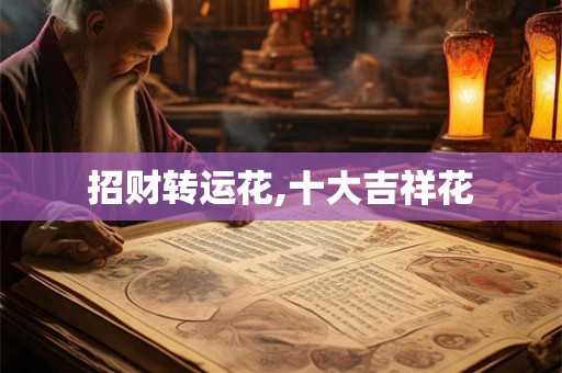 招财转运花,十大吉祥花