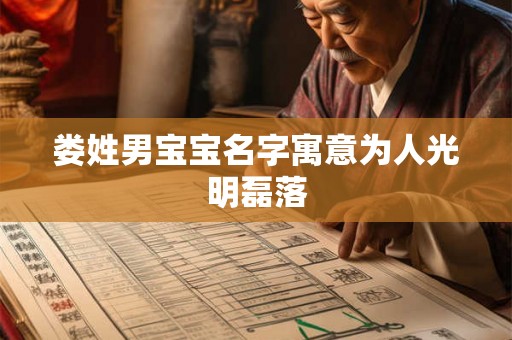 娄姓男宝宝名字寓意为人光明磊落 娄姓男宝宝名字寓意为人光明磊落