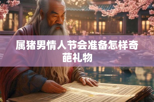 属猪男情人节会准备怎样奇葩礼物