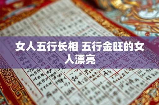 女人五行长相 五行金旺的女人漂亮