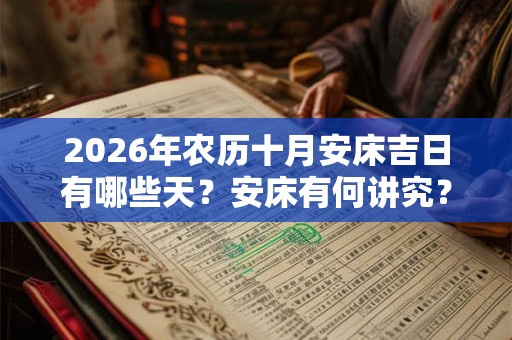 2026年农历十月安床吉日有哪些天？安床有何讲究？