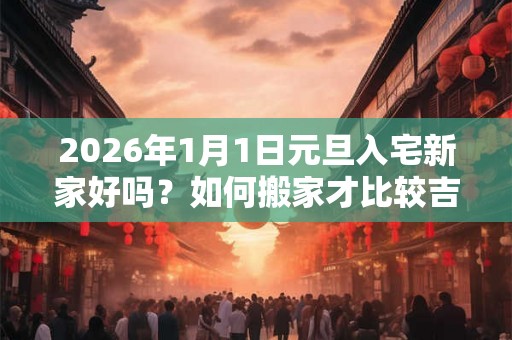 2026年1月1日元旦入宅新家好吗?如何搬家才比较吉利? 2026年1月1日元旦入宅新家好吗?如何搬家才比较吉利?