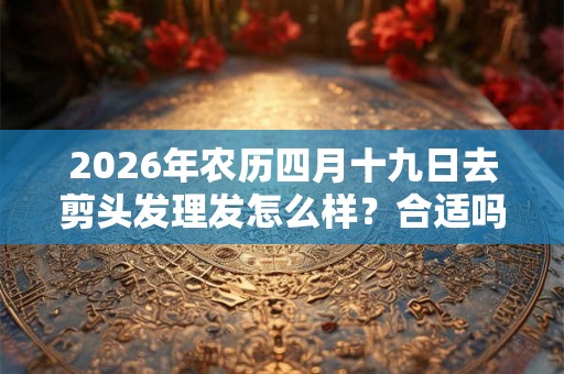 2026年农历四月十九日去剪头发理发怎么样？合适吗？