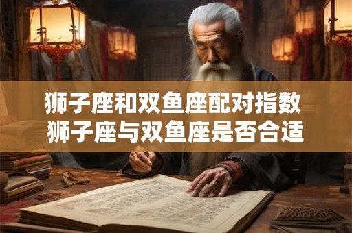 狮子座和双鱼座配对指数 狮子座与双鱼座是否合适