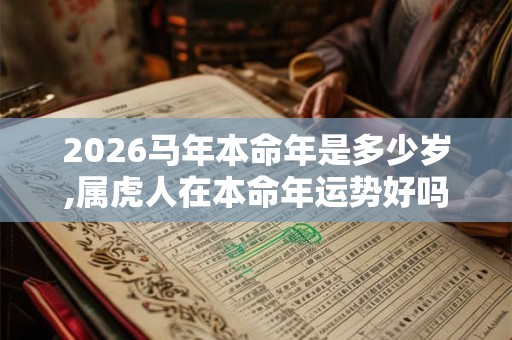 2026马年本命年是多少岁,属虎人在本命年运势好吗