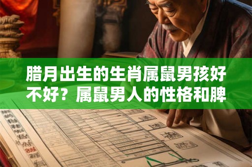 腊月出生的生肖属鼠男孩好不好？属鼠男人的性格和脾气