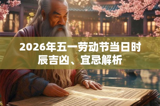 2026年五一劳动节当日时辰吉凶、宜忌解析