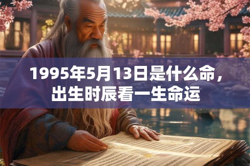 1995年5月13日是什么命，出生时辰看一生命运
