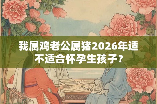 我属鸡老公属猪2026年适不适合怀孕生孩子？