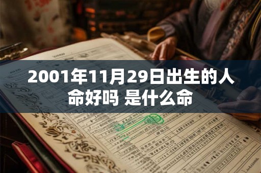 2001年11月29日出生的人命好吗 是什么命