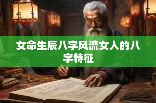 女命生辰八字风流女人的八字特征