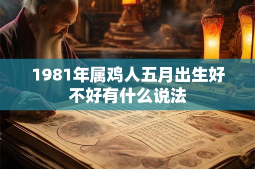 1981年属鸡人五月出生好不好有什么说法