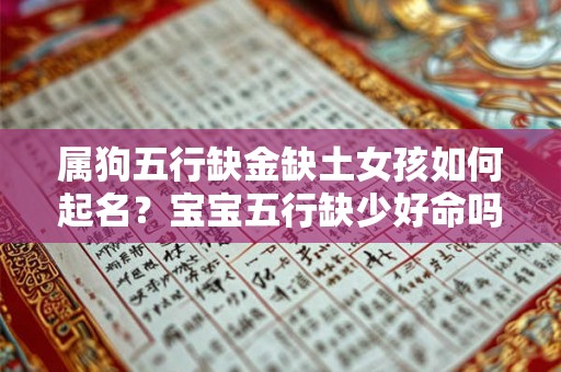 属狗五行缺金缺土女孩如何起名?宝宝五行缺少好命吗? 属狗五行缺金缺土女孩如何起名?宝宝五行缺少好命吗?