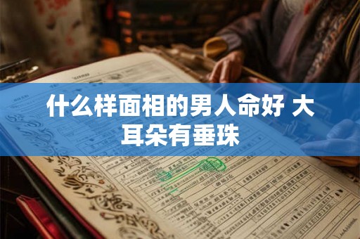 什么样面相的男人命好 大耳朵有垂珠