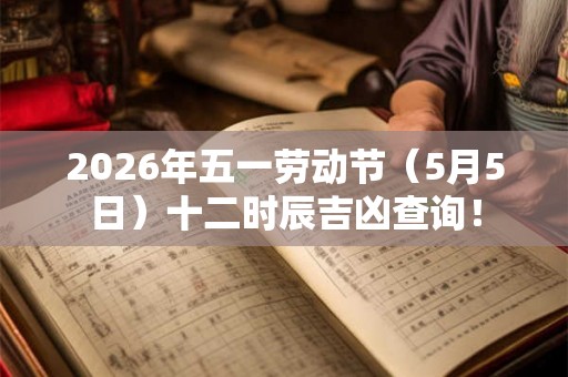 2026年五一劳动节(5月5日)十二时辰吉凶查询! 2026年五一劳动节(5月5日)十二时辰吉凶查询!