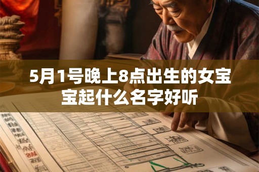 5月1号晚上8点出生的女宝宝起什么名字好听