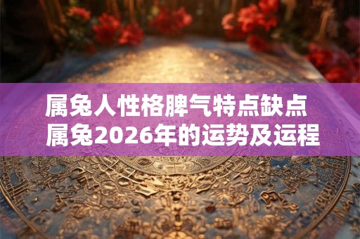 属兔人性格脾气特点缺点  属兔2026年的运势及运程