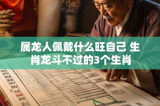 属龙人佩戴什么旺自己 生肖龙斗不过的3个生肖 属龙人佩戴什么旺自己 生肖龙斗不过的3个生肖
