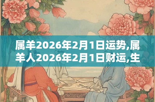 属羊2026年2月1日运势,属羊人2026年2月1日财运,生肖羊2026年2月1日运势 属羊2026年2月1日运势,属羊人2026年2月1日财运,生肖羊2026年2月1日运势