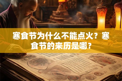 寒食节为什么不能点火？寒食节的来历是哪？